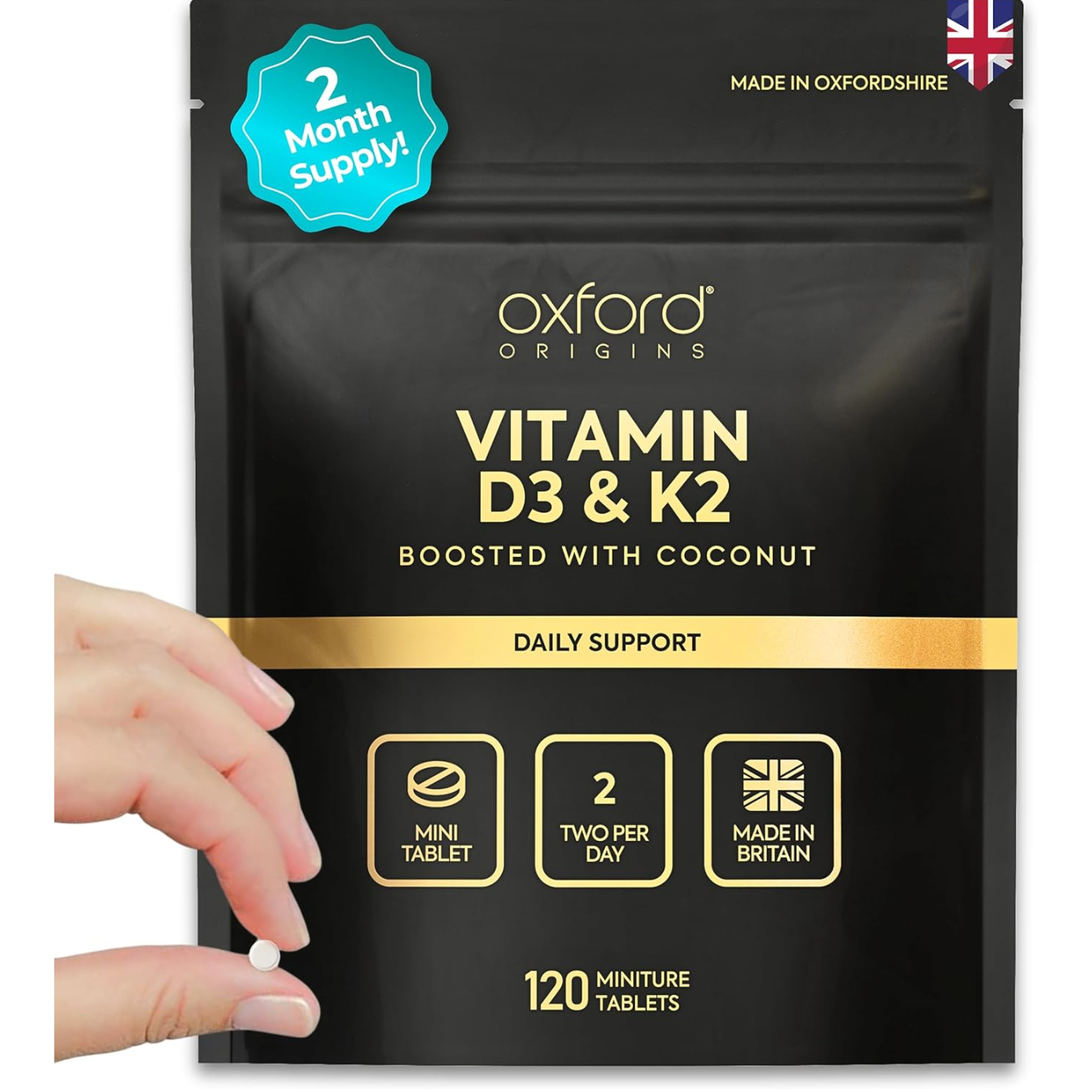 Vitamin D3 & K2 Tablets