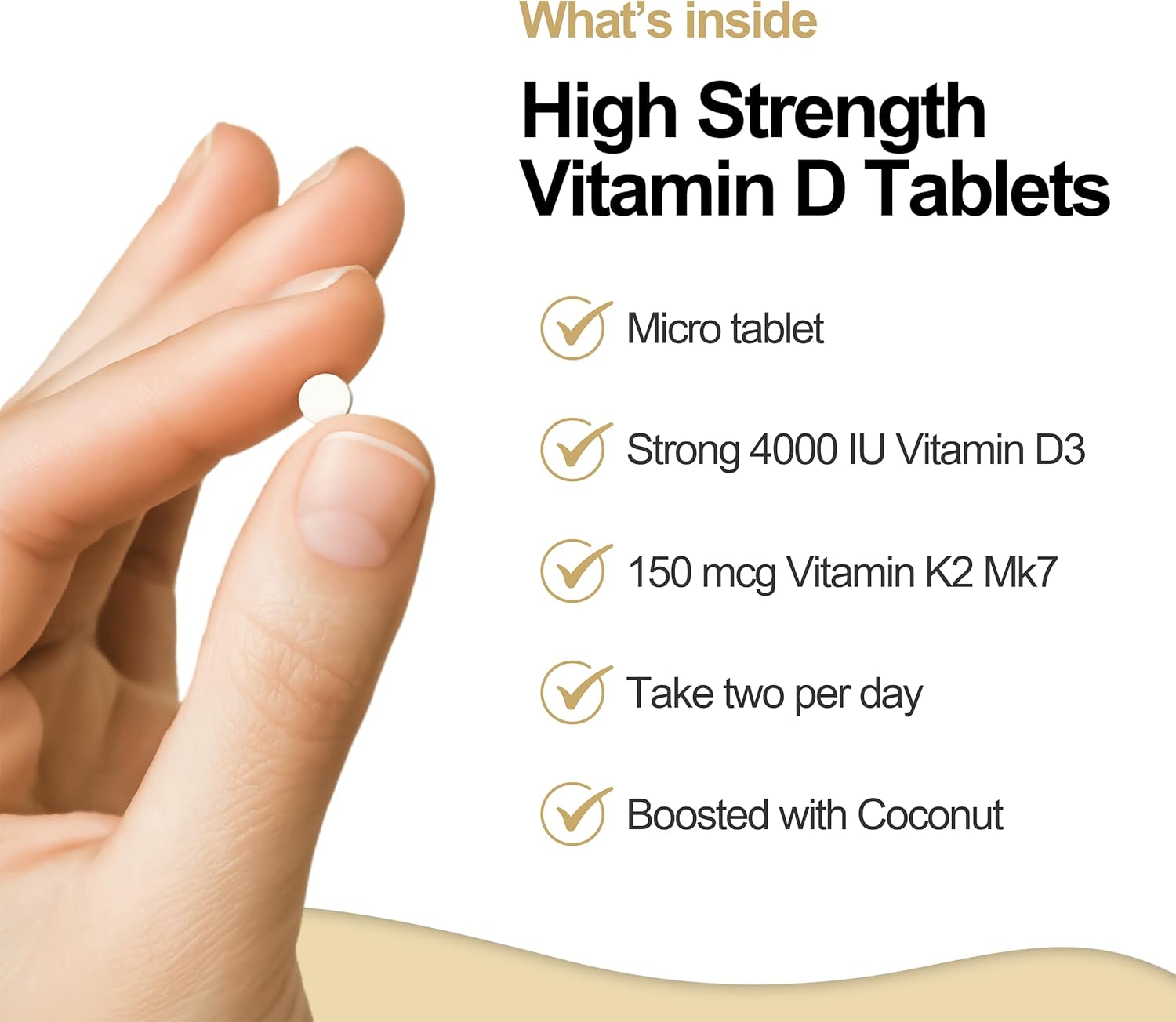 Vitamin D3 & K2 Tablets
