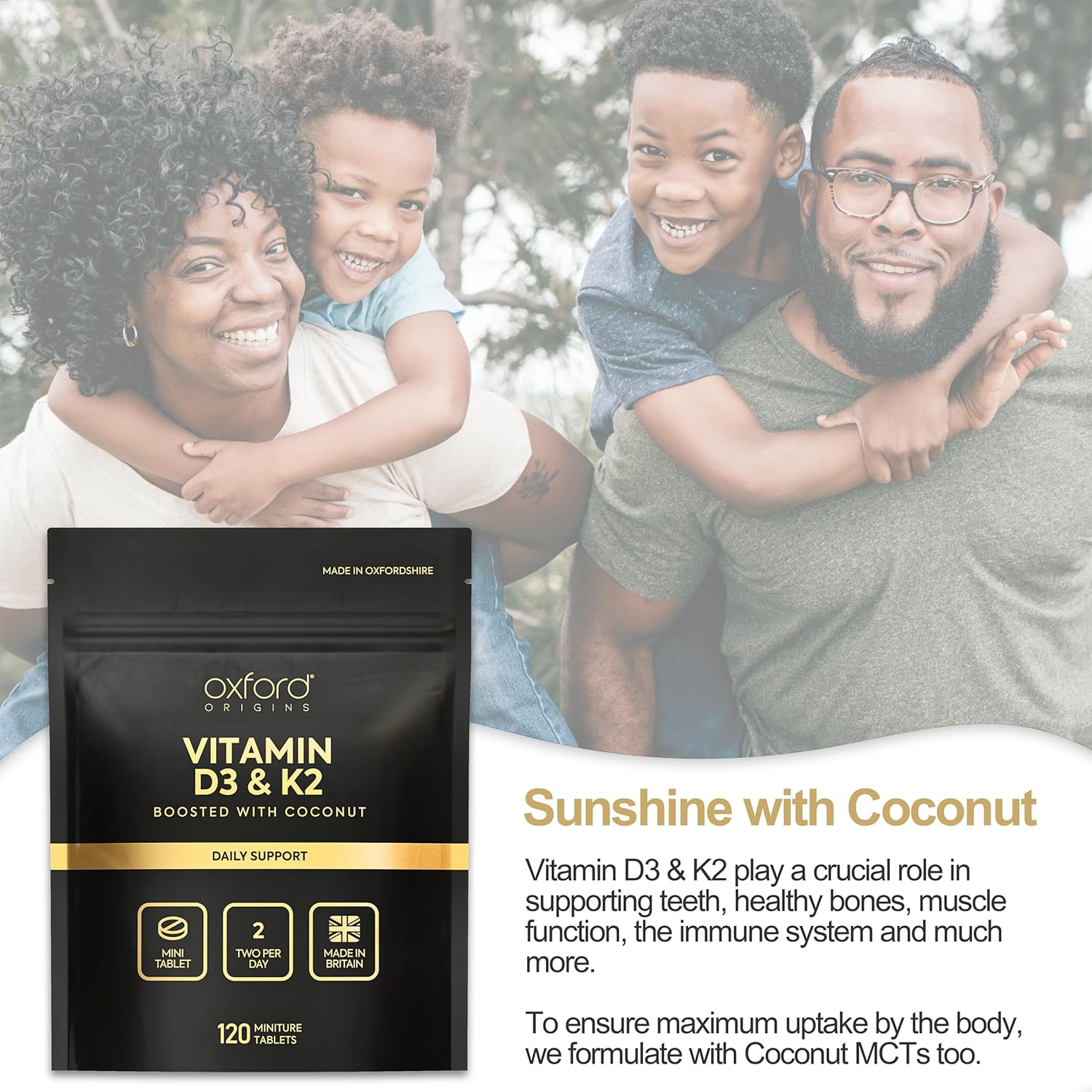 Vitamin D3 & K2 Tablets
