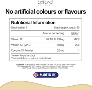 Vitamin D3 & K2 Tablets