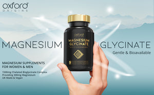 Advanced Magnesium Glycinate, 300mg Elemental Magnesium per serving | 120 Capsules
