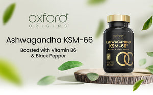 Ashwagandha KSM 66 | Premium One per Day Formulation | High Strength KSM 66 Boosted with Vitamin B6 & Black Pepper | 60 Capsules