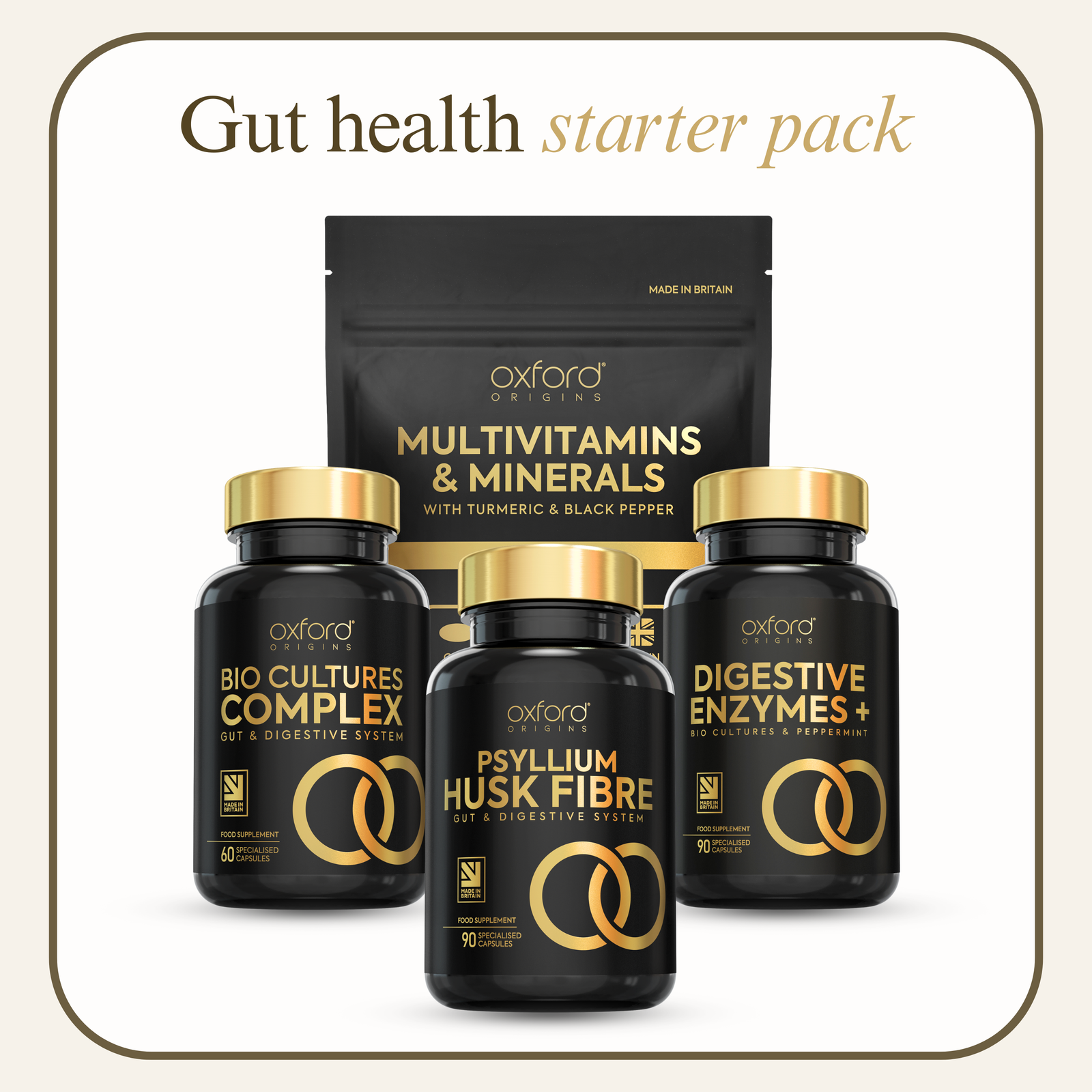 Gut Health Starter Pack | 1.5 Month Supply