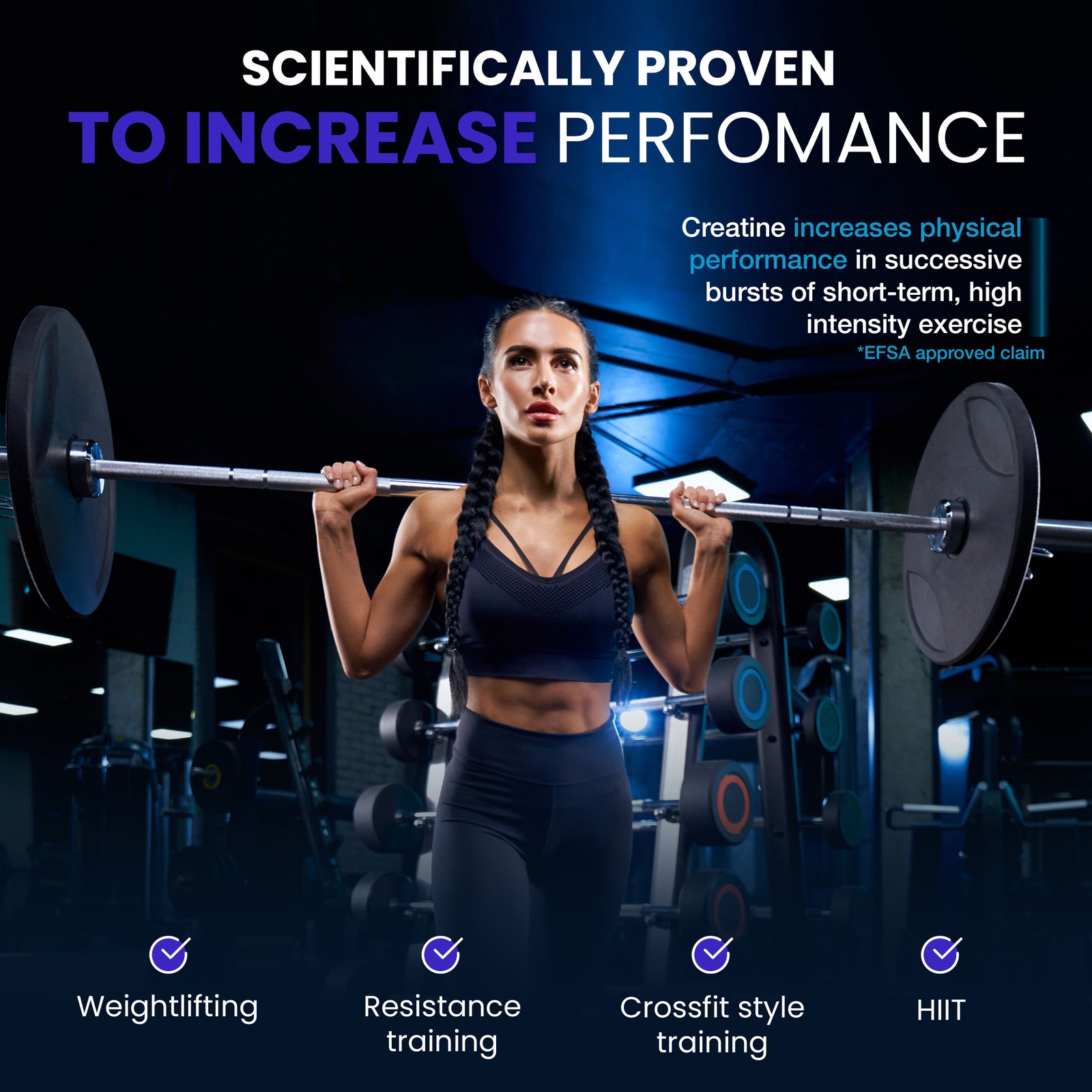Creatine Monohydrate Tablets | 3000mg per serving | 90 Tablets