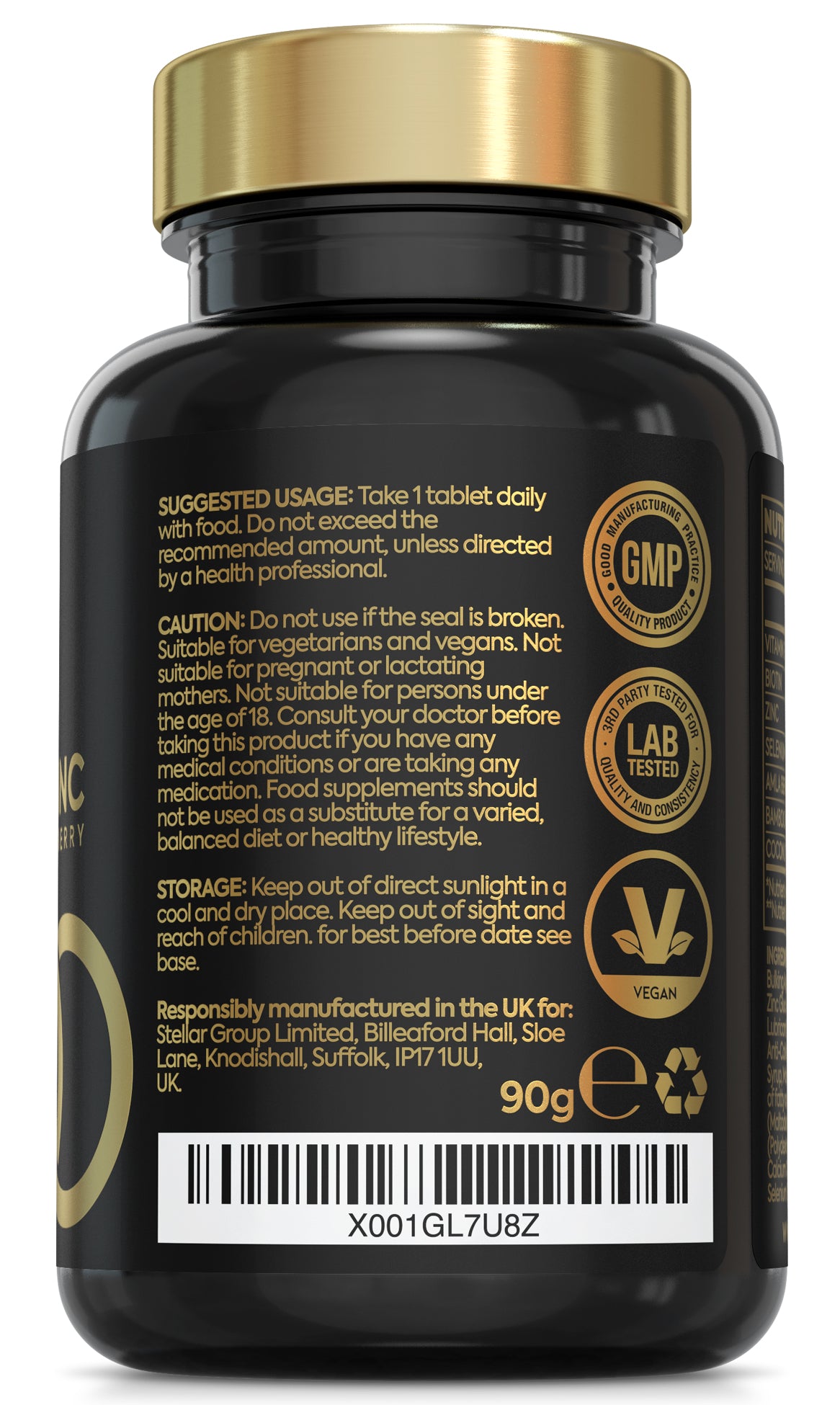 Biotin Hair Growth Supplement 12,000mcg | Superfood Boosted Complex w/ Coconut, Zinc, Vitamin E, Gooseberry & Bamboo | 90 Tablets