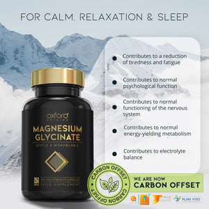 Advanced Magnesium Glycinate, 300mg Elemental Magnesium per serving | 120 Capsules