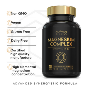 Magnesium Complex with Vitamin B6 Tablets | 120/240 Tablets