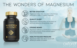 Advanced Magnesium Glycinate, 300mg Elemental Magnesium per serving | 120 Capsules