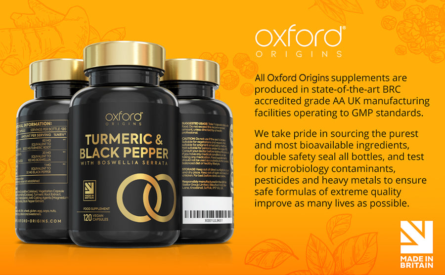 Turmeric and Black Pepper Capsules with Boswellia & Black Pepper Capsules