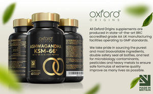 Ashwagandha KSM 66 | Premium One per Day Formulation | High Strength KSM 66 Boosted with Vitamin B6 & Black Pepper | 60 Capsules