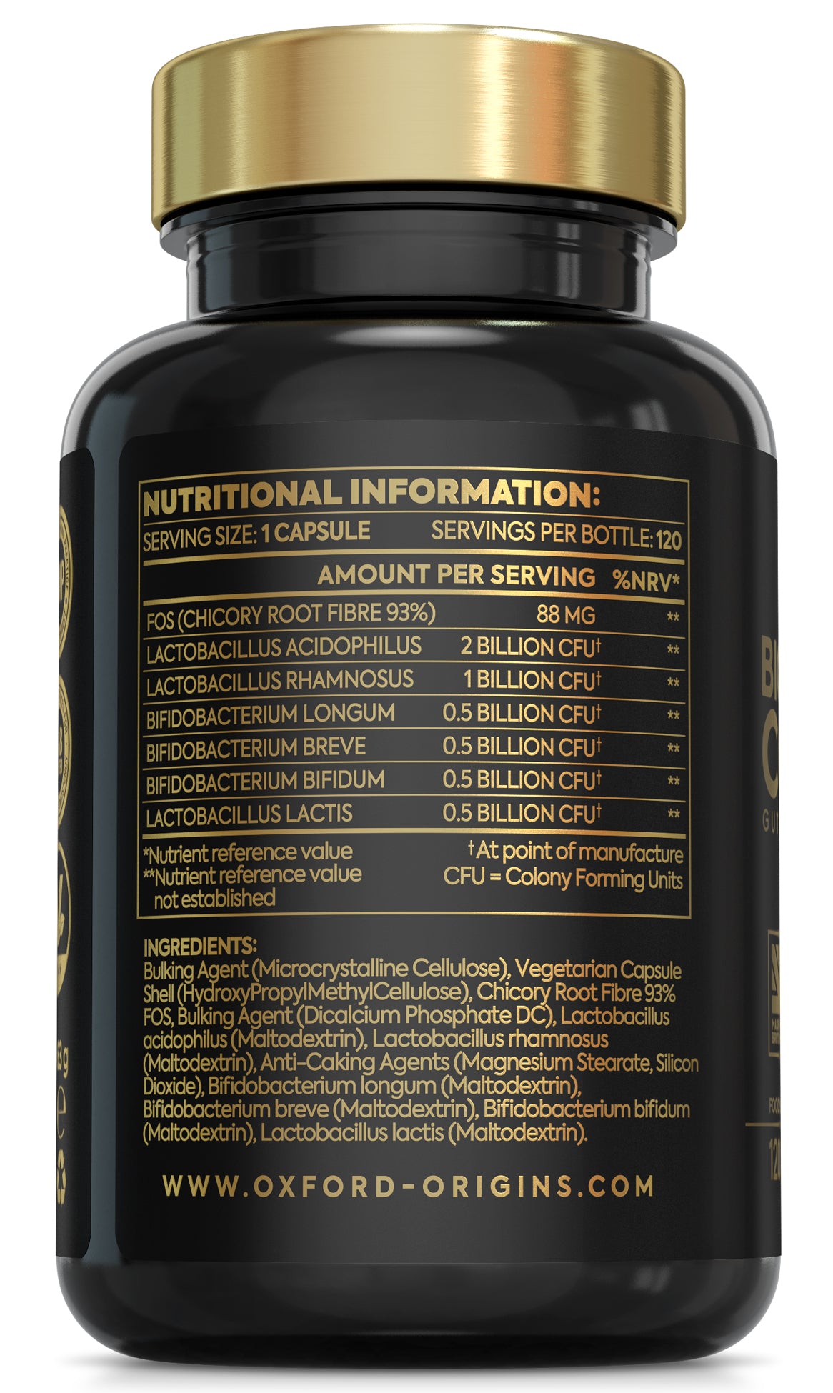 Advanced Probiotics for Gut Health | Scientifically Formulated Pre & Probiotic Gut Health Supplements | 120 Capsules