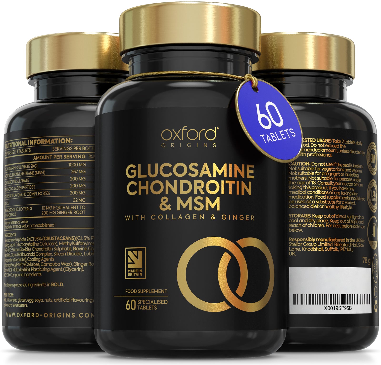 Glucosamine, Chondroitin & MSM
