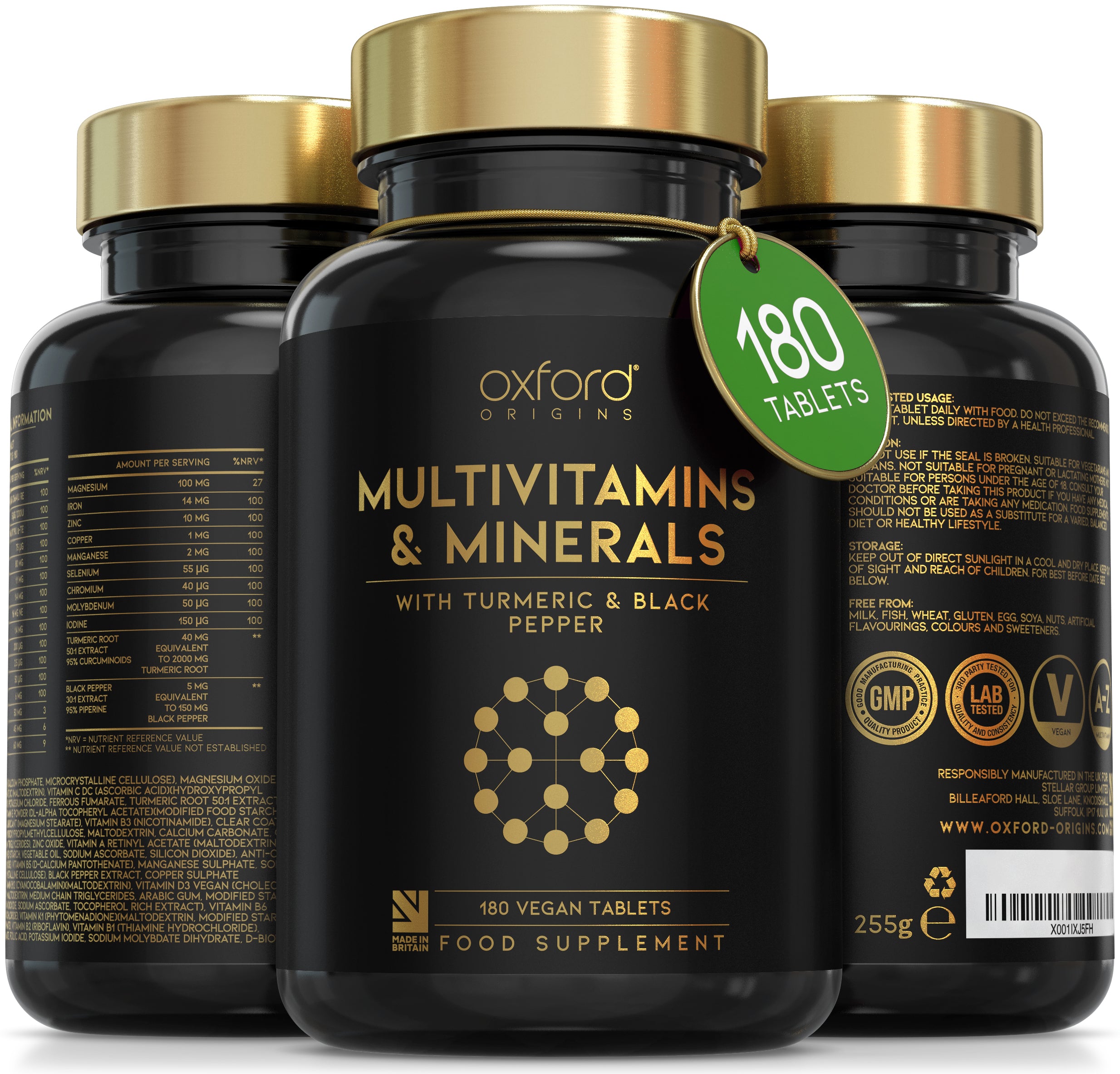 A-Z Multivitamins and Minerals boosted with Turmeric - 100% NRV ...