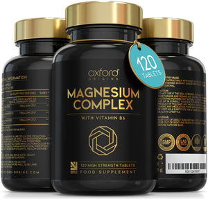 Magnesium Complex with Vitamin B6 Tablets | 120/240 Tablets