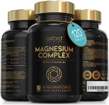 Magnesium Complex with Vitamin B6 Tablets | 120/240 Tablets