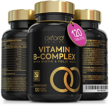 Ultra Vitamin B Complex with Biotin & Folic Acid | 120 Tablets