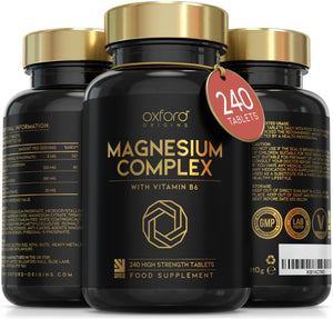 Magnesium Complex with Vitamin B6 Tablets | 120/240 Tablets