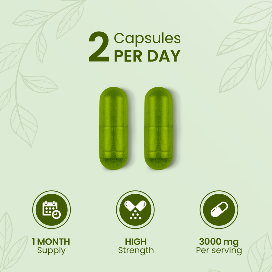 Advanced Moringa Capsules 3000mg | 60 Capsules