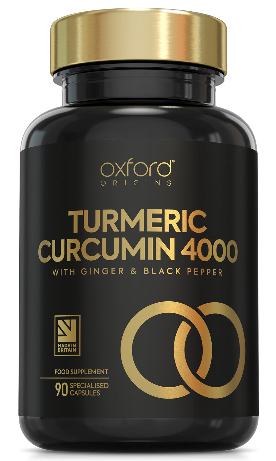 Advanced Turmeric and Black Pepper Capsules 4000mg ONE per Day with Ginger Root | 90 Capsules